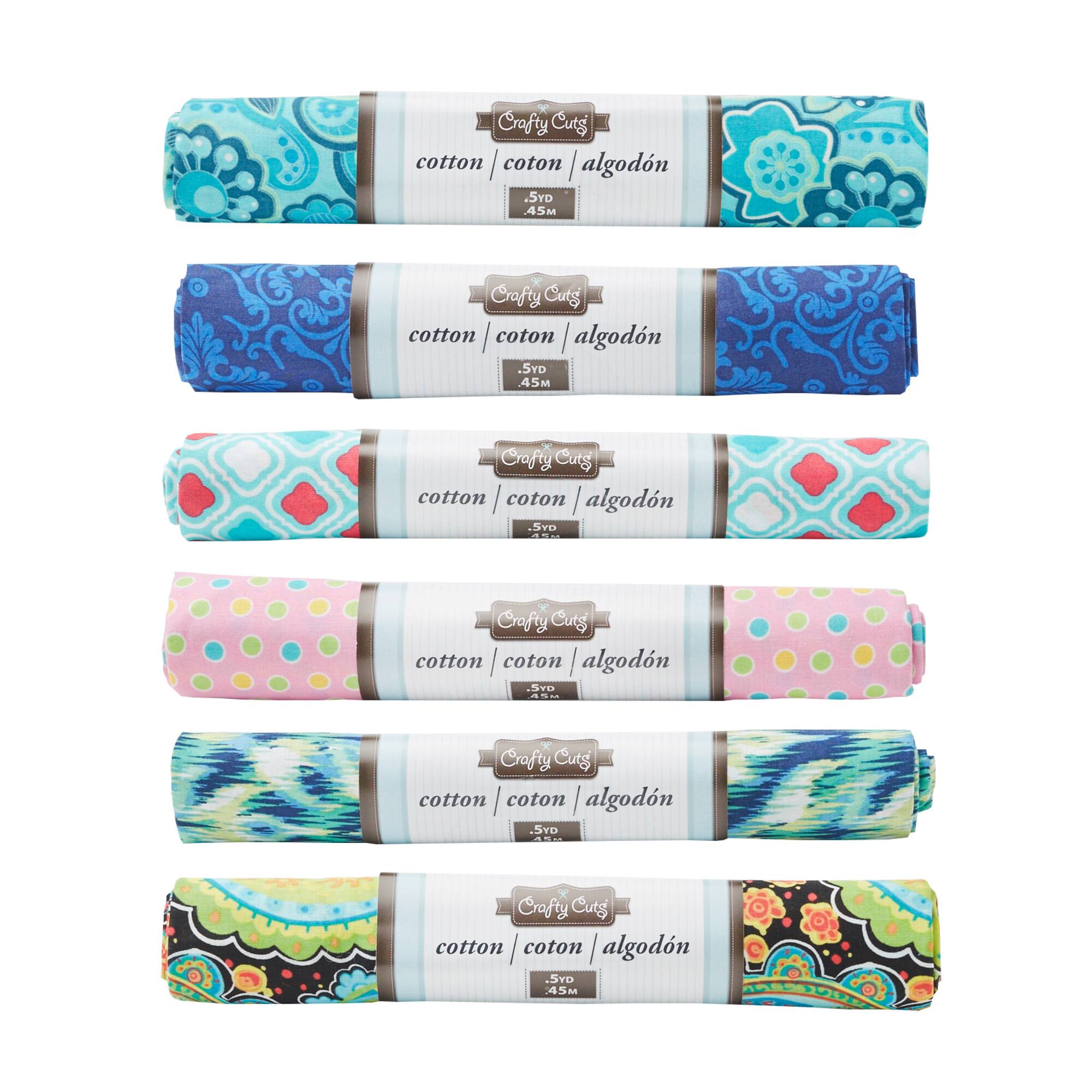Assorted Crafty Cuts® Print Cotton Fabric